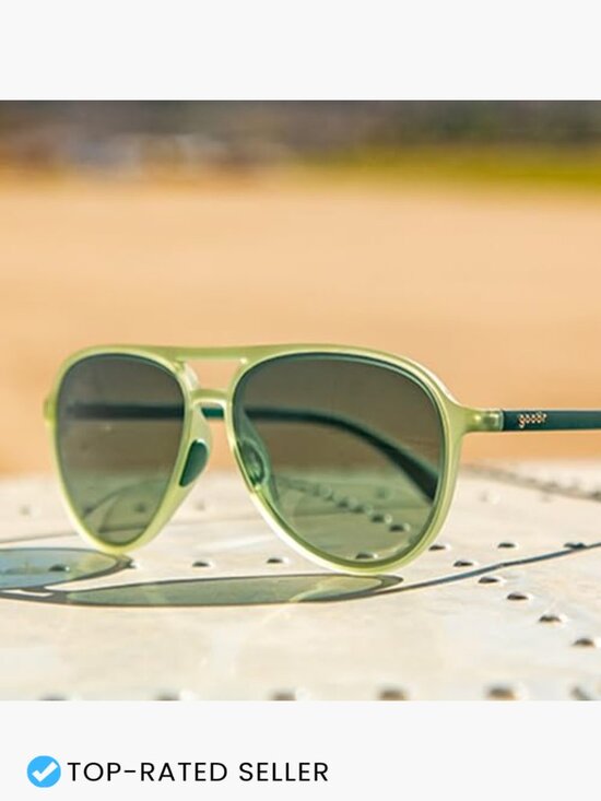 Polarized Aviator Sunglasses No Slip No Bounce Retro Sporty UV400 Protection